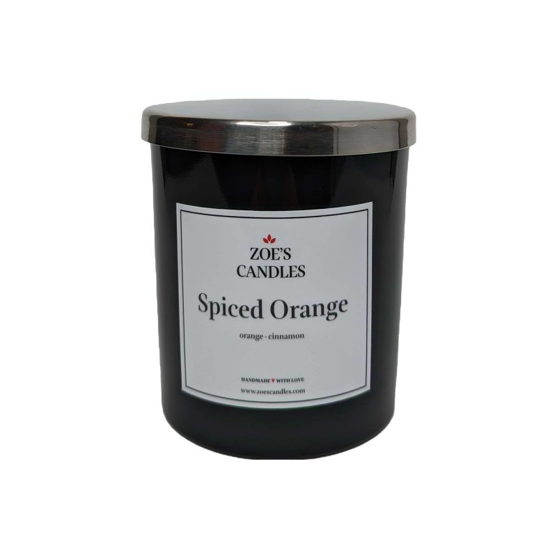 Spiced Orange Candle with Closed Lid