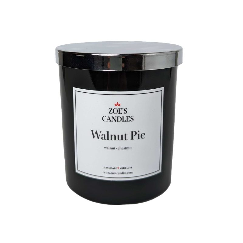 Walnut Pie Candle with Closed Lid