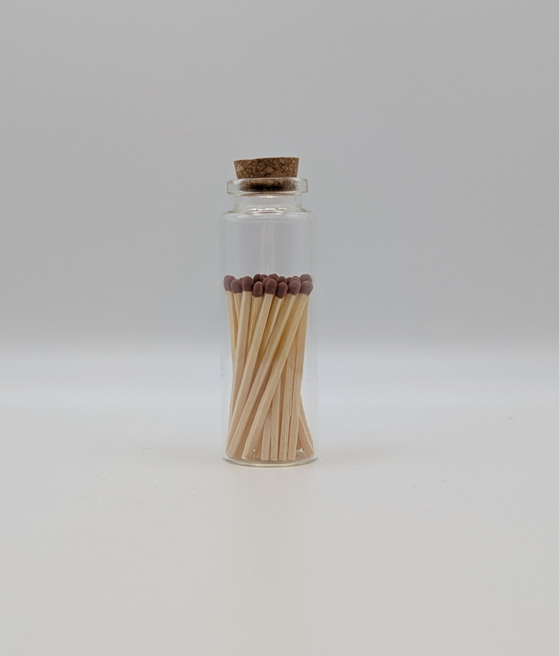 Glass Jar with Matches